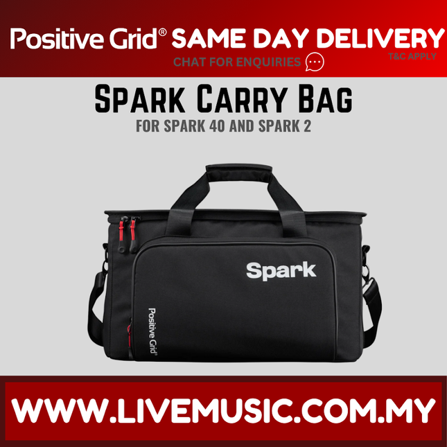 Positive Grid Spark 2 Spark 40 Carry Bag, Black