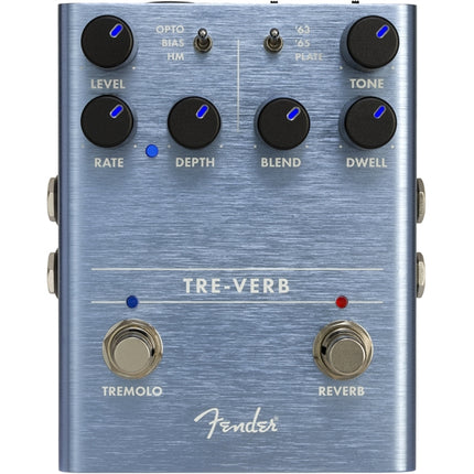 Fender Tre-Verb Tremolo Reverb Guitar Effects Pedal