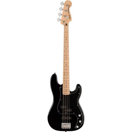 Squier Affinity Series PJ Bass Guitar Pack with Rumble 15 , Maple Fretboard - Black