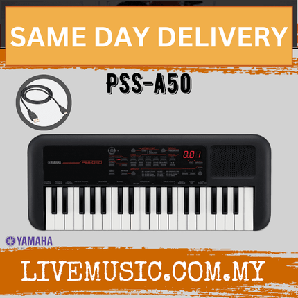 Yamaha PSS-A50 - 37 Key Mini Keyboard USB Cable / Headphone ( PSSA50 / PSS A50 )