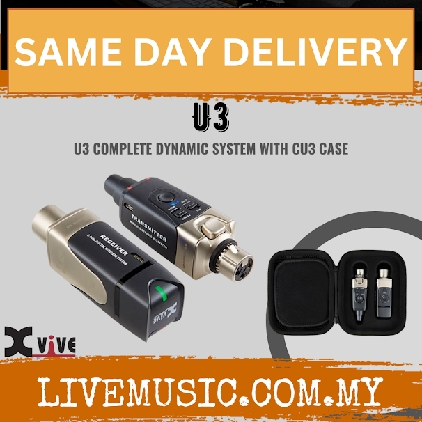 Xvive U3 wireless transmitter and receiver kit with CU3 case