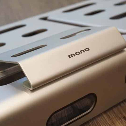 MONO Pedalboard Rise+ - Silver (PFX-PB-RP-SLV)