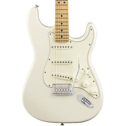 Fender Artist Jeff Beck Stratocaster Guitar, RW FB, Olympic White, w/Case