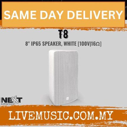 Next Audio T6 6.5" IP65 Speaker, White  - Pair/Each ( T-6 / T 6 )