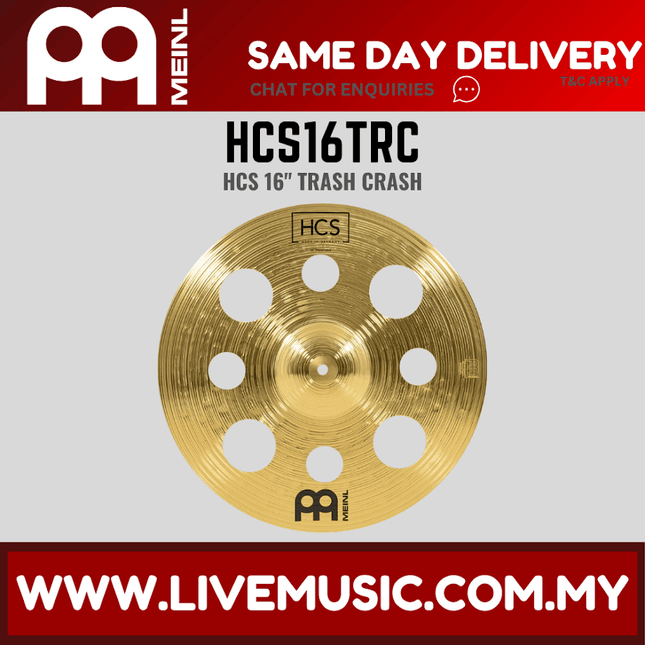 Meinl Cymbal HCS16TRC 16inch HCS Trash Crash