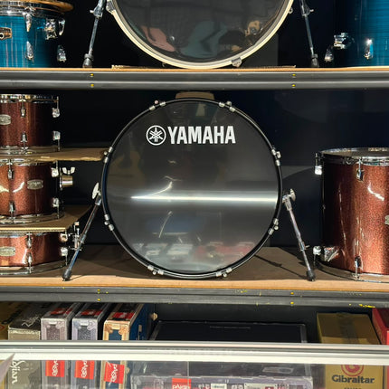 PRELOVE - Yamaha Rydeen 5-piece RDP2F5 Acoustic Drum Set w/Paiste 101 Cymbal Set And Pearl Single Pedal - Burgundy Glitter
