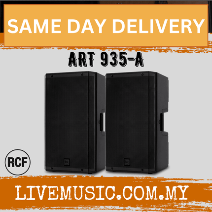 RCF ART 935-A Professional Active Speaker With Speaker Stand and Cable - Each / Pair ( ART935A / ART935 )