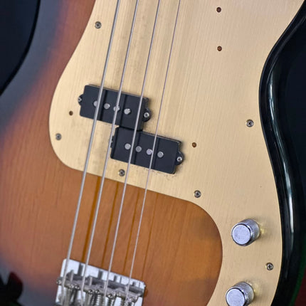 DISPLAY - Fender Japan Heritage 50s Precision Bass Guitar, Maple Fretboard - 2-Tone Sunburst
