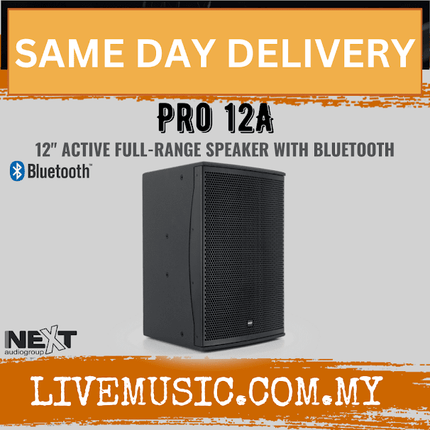 Next Audio Pro12a 12" Active Full-range Speaker ( Pro-12a / Pro 12a )
