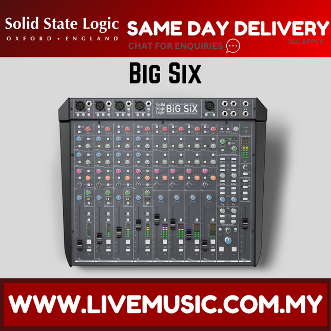 Solid State Logic BiG SiX Desktop Console And Interface