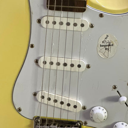 DISPLAY - PRS SE Silver Sky Electric Guitar, Moon White