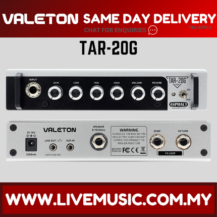 Valeton Asphalt TAR-20G Mini Guitar Amp ( TAR20G / TAR 20G )