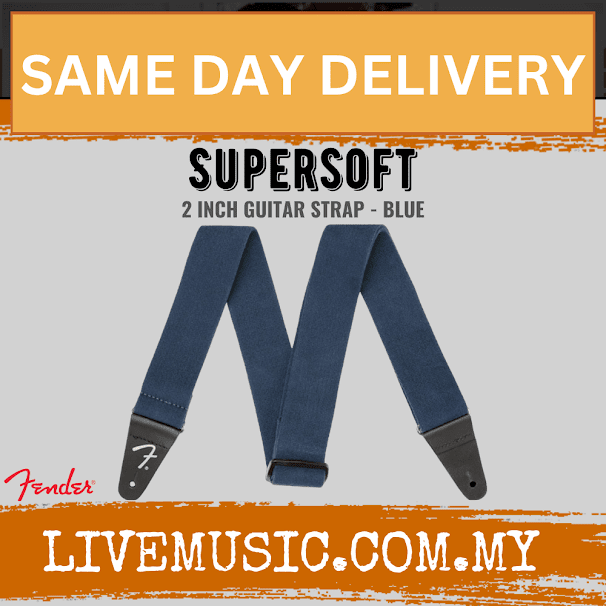Fender Supersoft Guitar Strap - Blue