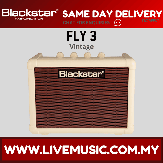 Blackstar Fly 3 Mini Guitar Amplifier - Vintage ( FLY-3 / FLY3 )