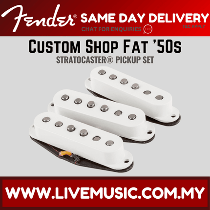 Fender Custom Shop Fat 50s Stratocaster Pickups, Set Of 3