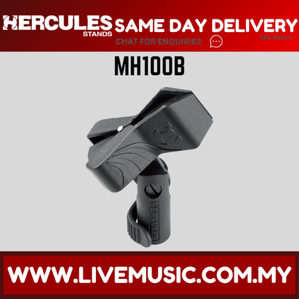 Hercules MH100B Quick-N-EZ Microphone Clip ( MH-100B / MH 100B )