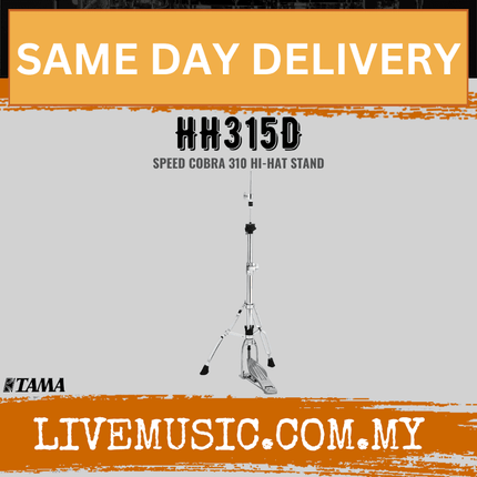 Tama HH315D Speed Cobra Velo Glide Hi-Hat Stand (HH-315D)