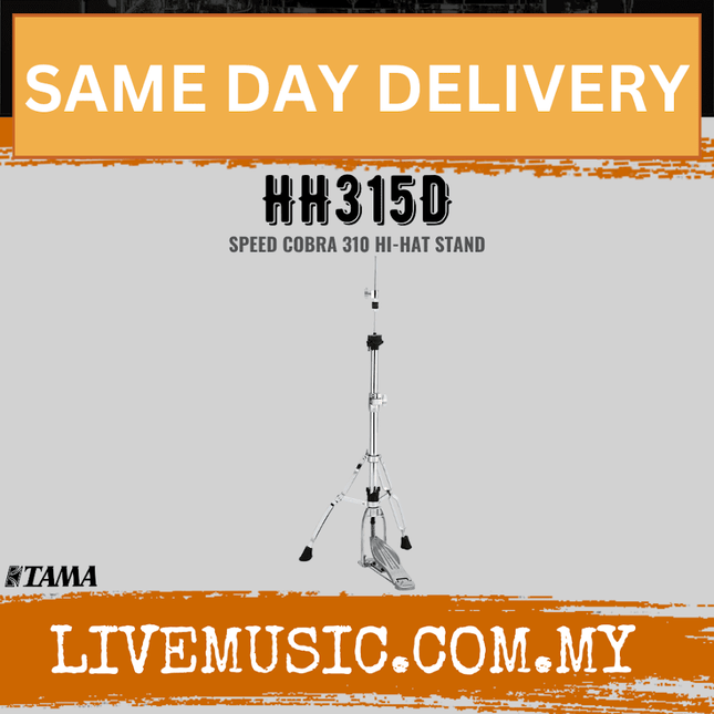 Tama HH315D Speed Cobra Velo Glide Hi-Hat Stand (HH-315D)
