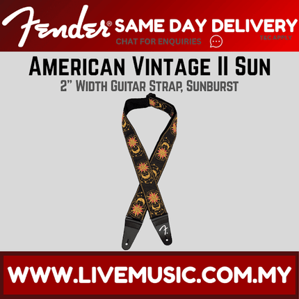 Fender American Vintage II Sun Guitar Strap, Sunburst