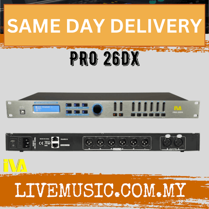 IVA PRO 26DX 2 in 6 out Digital Speaker management System ( PRO26DX / PRO-26DX )