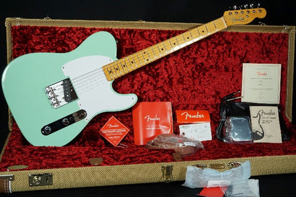 Fender Ltd Ed 70th Anniversary Esquire Electric Guitar, Maple Fretboard - Surf Green