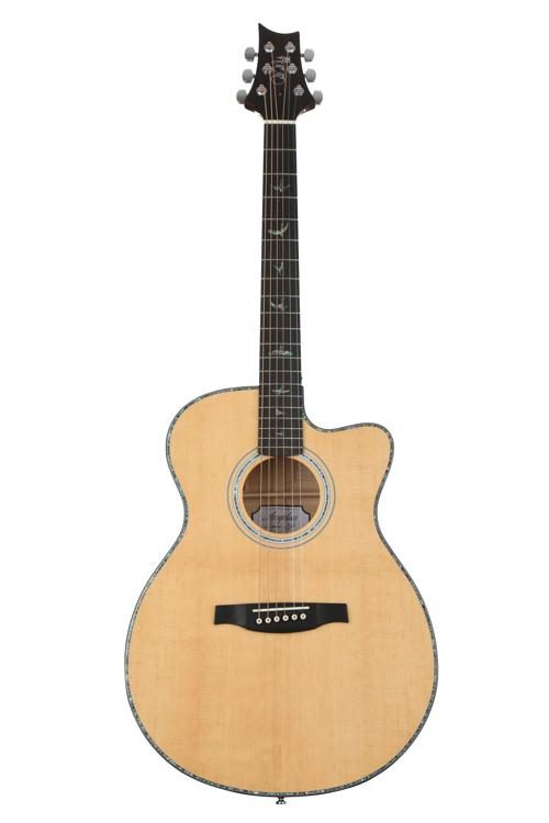PRS SE Angelus A55E Acoustic Guitar with Case - Black Gold
