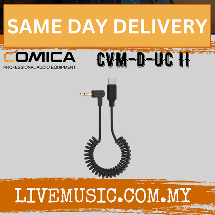 Comica CVM-D-UCII 3.5mm TRS to USB-C Interface of  Smartphone Audio Output Cable (CVM D UCII CVMDUCII)