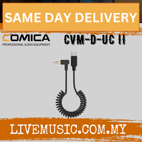 Comica CVM-D-UCII 3.5mm TRS to USB-C Interface of  Smartphone Audio Output Cable (CVM D UCII CVMDUCII)