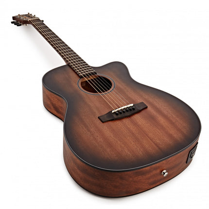 Cort Core-OC Mahogany All-Solid Acoustic-Electric Guitar with Bag - Open Pore Black Burst (CoreOC/CORE)