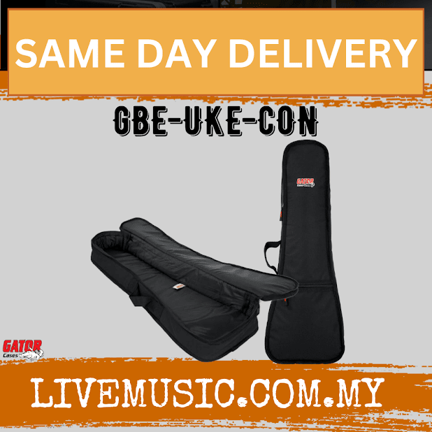 Gator GBE-UKE-CON Concert Ukulele Gig Bag (GBEUKECON)