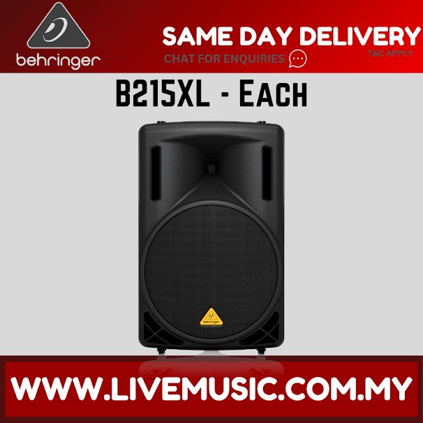 Behringer Eurolive B215XL 1000-watt 15'' Passive Speaker With Speaker Stand & Cable - Each ( B-215XL )