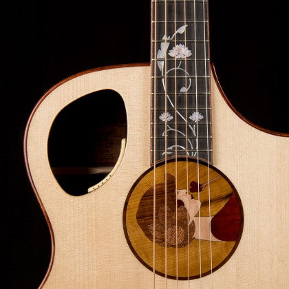 Cort Roselyn LE Limited Edition Acoustic-Electric Guitar with Bag - Natural Glossy (RoselynLE/Roselyn-LE)