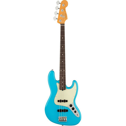 Fender American Professional II Jazz Bass Electric Guitar, Rosewood Fretboard - Miami Blue