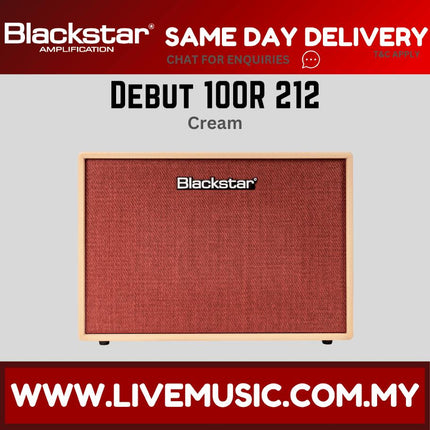 Blackstar Debut 100R 212 Combo Amplifier - Cream/Black (Debut 100R-212 Debut100R212)