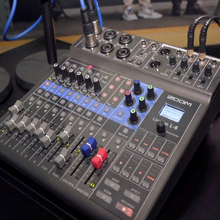 Zoom LiveTrak L8 - 8 Channel Digital Mixer / Recorder (L-8/L 8)