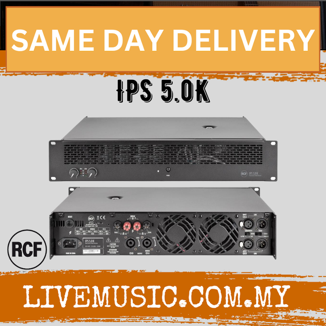 Rcf IPS 5.0K Two Channels Professional Power Amplifier ( IPS-50K / IPS50K )