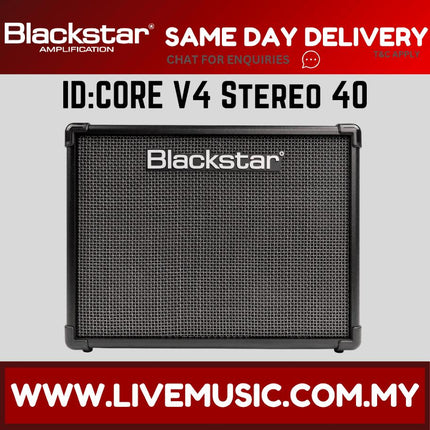 Blackstar ID:Core V4 Stereo 40 40-watt 2 x 6.5-inch Digital Combo Amplifier ( IDCore V4 / IDCoreV4 )