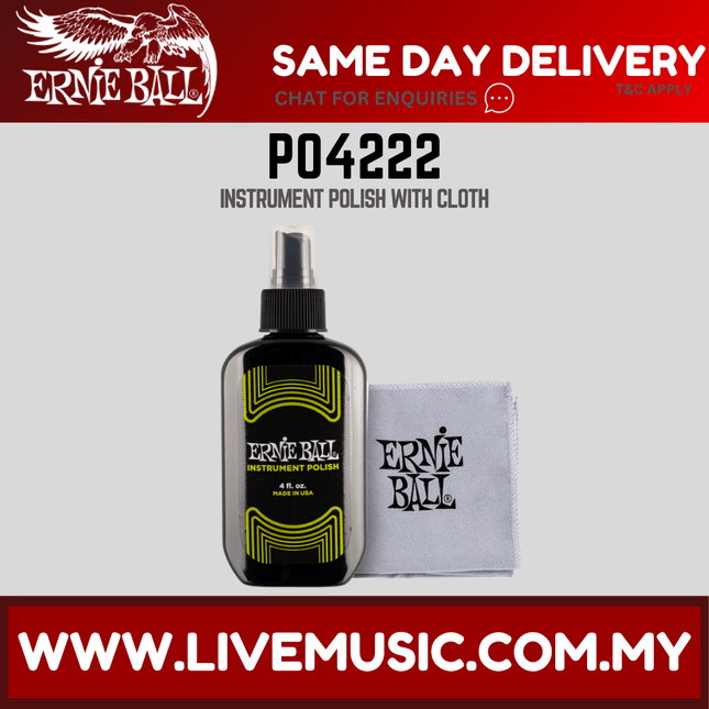 Ernie Ball 4222 Polish With Cloth
