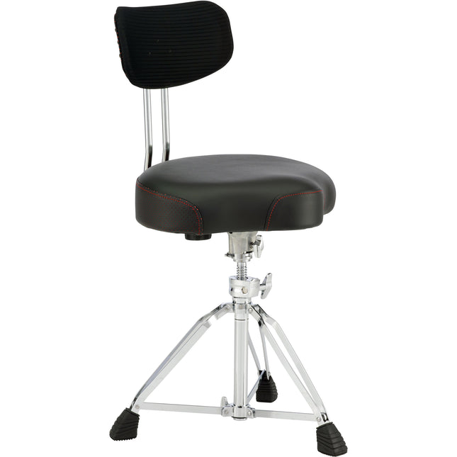 Pearl Roadster Multi-Core Saddle Drum Throne with Backrest (D3500BR/D-3500BR)