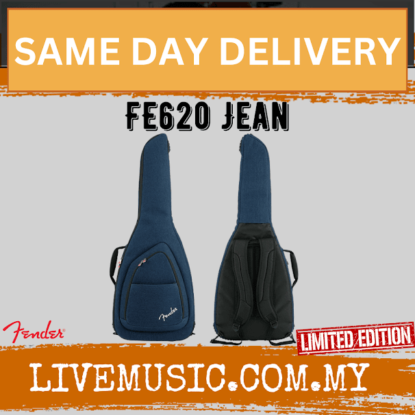 Fender Ltd Ed FE620 Electric Guitar Gig Bag - Jean (FE-620/FE 620)