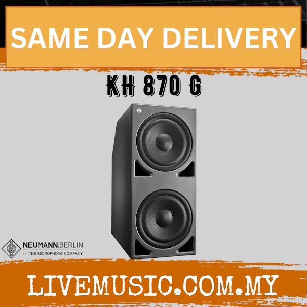 Neumann KH 870 2 x 10-inch Powered Studio Subwoofer (KH870 / KH 870 G)