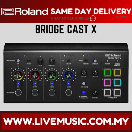 Roland Bridge Cast X Dual-bus Pro Streaming Mixer ( BridgeCast BridgeCastX )