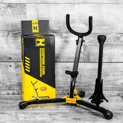 Hercules DS533BB Alto/Tenor Saxophone and Soprano Sax Stand with Bag (DS-533BB/DS533-BB)