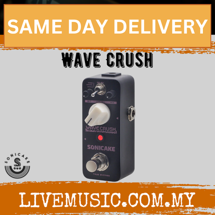 Sonicake QSS-20 Sonic Wave Crush Digital Bitcrusher Guitar Effects Pedal ( QSS 20 QSS20 )