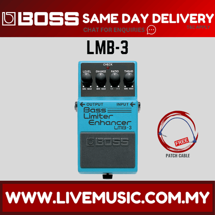 Boss LMB-3 Bass Limiter/Enhancer Pedal (LMB3)
