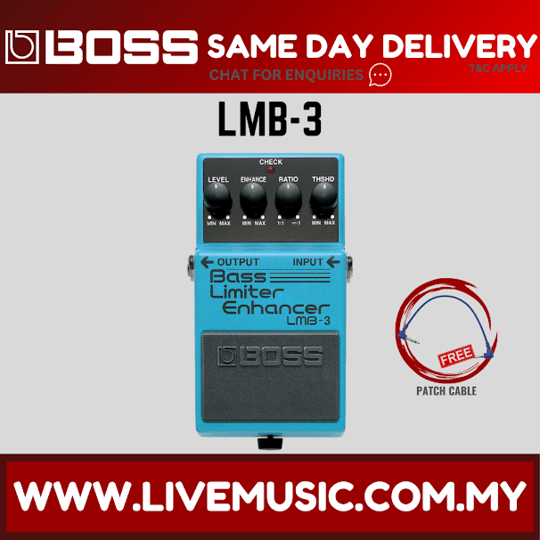 Boss LMB-3 Bass Limiter/Enhancer Pedal (LMB3)