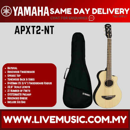 Yamaha APXT2 3/4 Size Spruce Top Acoustic-Electric Guitar - ( APX-T2 / APX T2 )