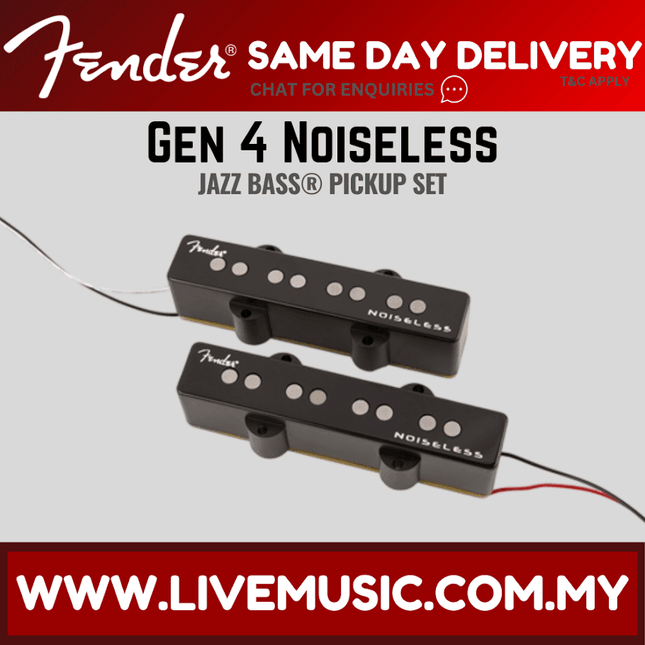 Fender Gen 4 Noiseless Jazz Bass Pickup Set