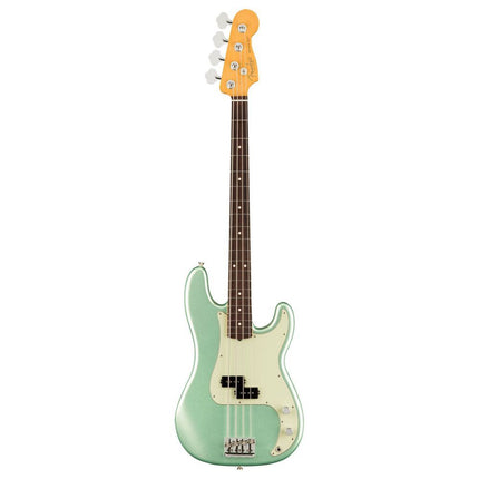 Fender American Professional II Precision Bass Electric Guitar, Rosewood Fretboard - Mystic Surf Green