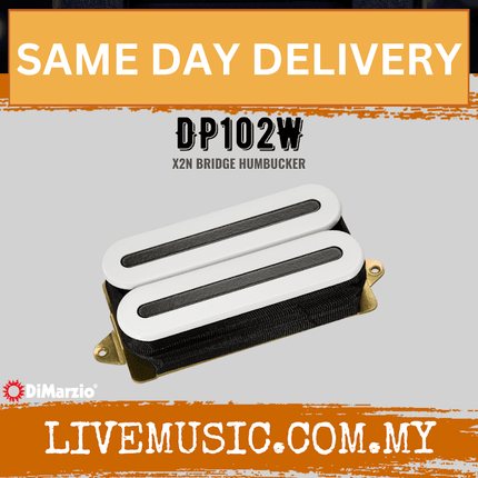DiMarzio DP102W X2N Pickup - White (DP102 W/DP102-W)